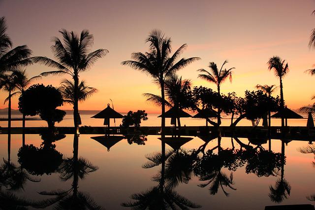 západ slunce na Bali 