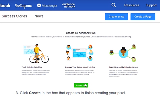 Vytvořte Facebook pixel