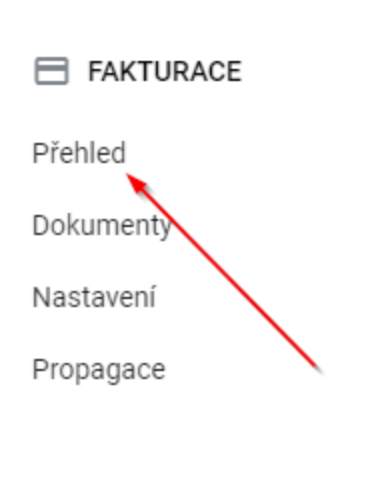 Přidání karty Google