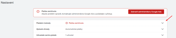 Google Ads výměna karty 3
