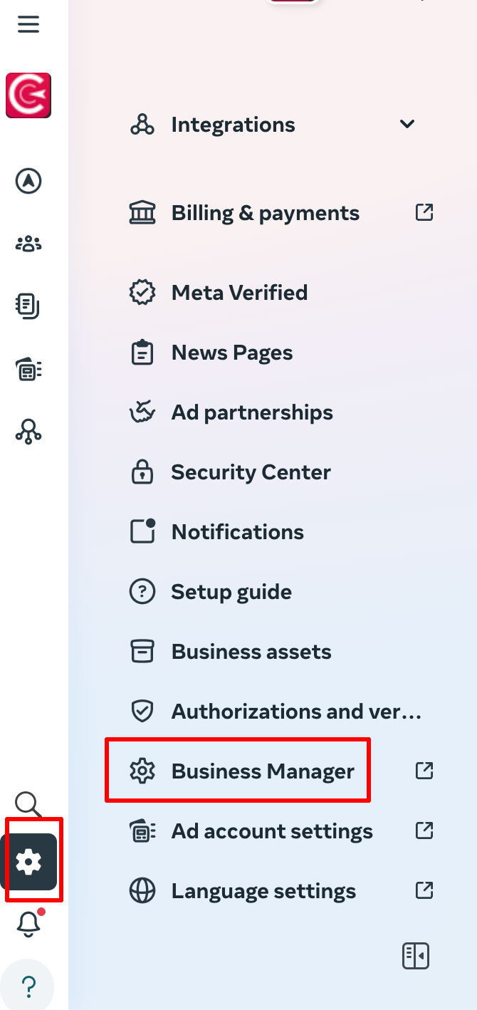 Sharing Meta (FB) Business Manager