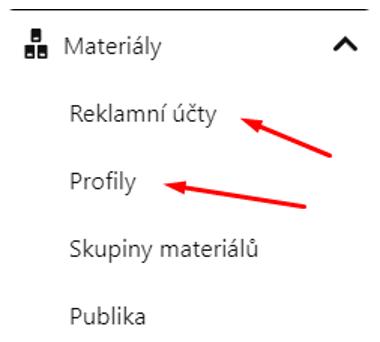 reklamní účty