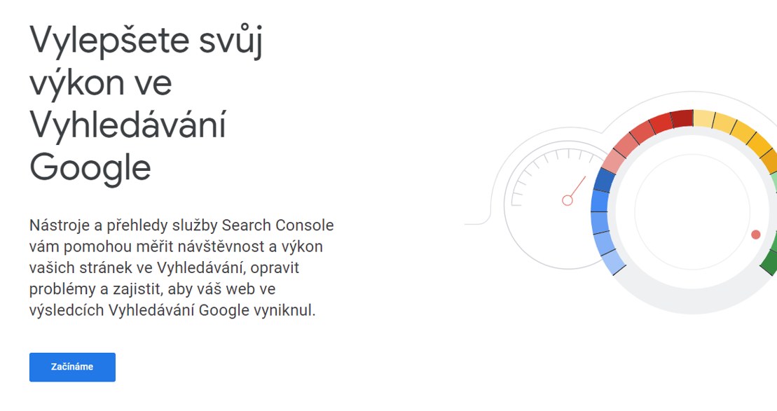 Založení Google Search Console