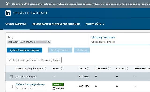 Vaši reklamní kampaň na LinkedInu průběžně optimalizujte