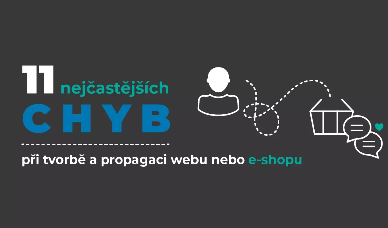 Nejčastější chyby při tvorbě webů