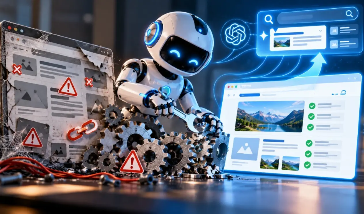Chcete být vidět v odpovědích AI? Splaťte svému webu technický dluh