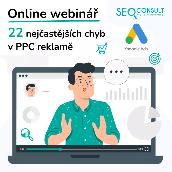 Online webinář - 22 nejčastějších chyb v PPC reklamě