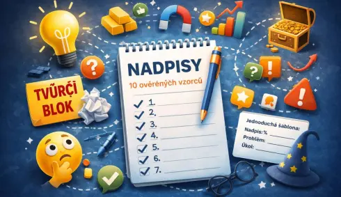 10 vzorců pro nadpisy, které vás dostanou z tvůrčího bloku