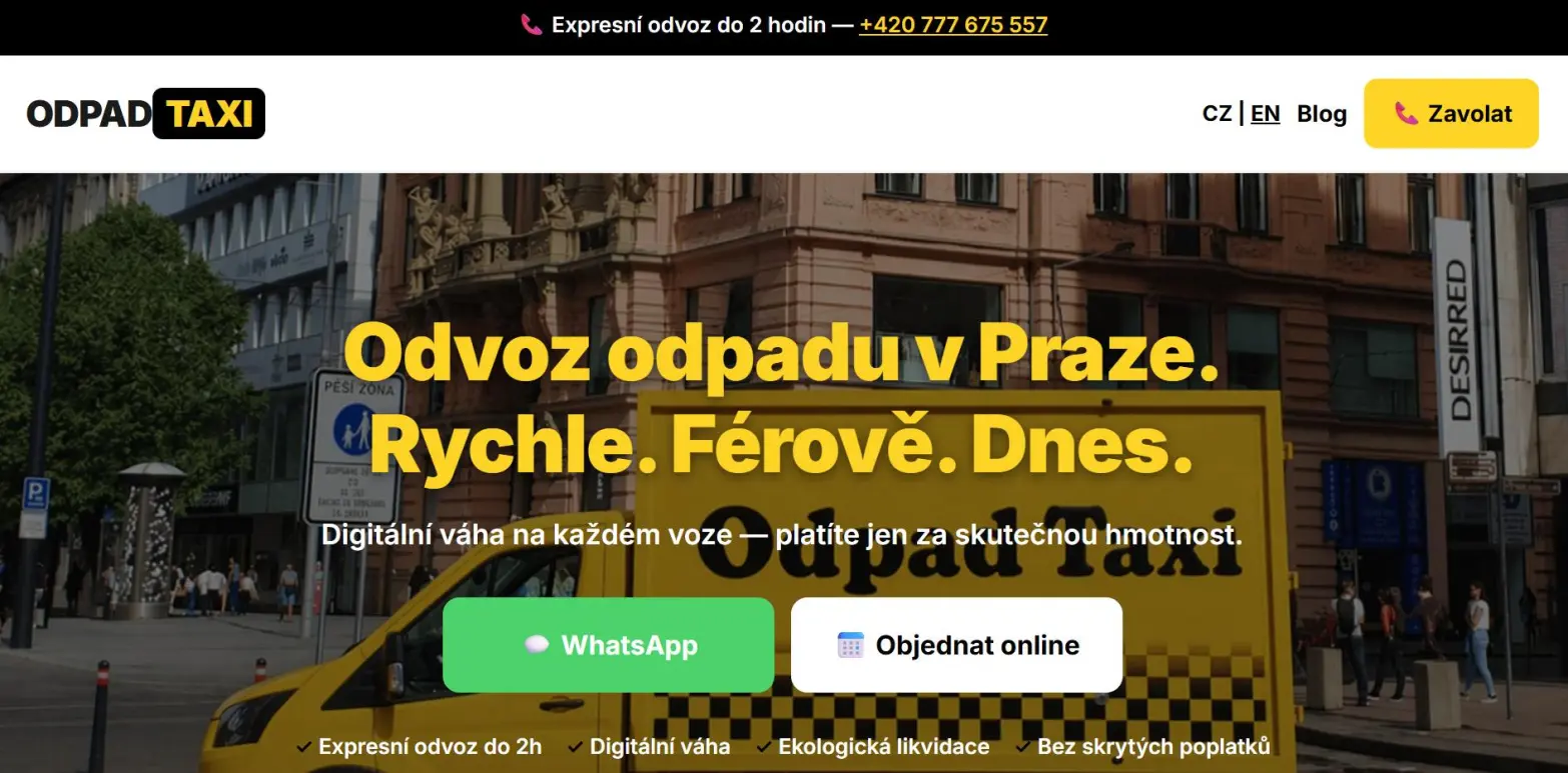odpad taxi